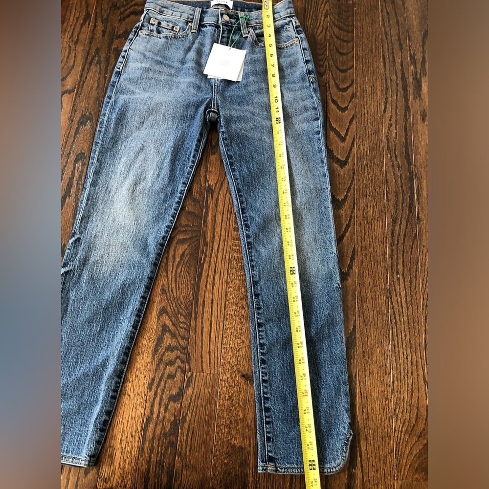 Pistola Women’s 24 Monroe High-Waist Cigarette Crop Organic Cotton Jeans - NWT! - Picture 6 of 15